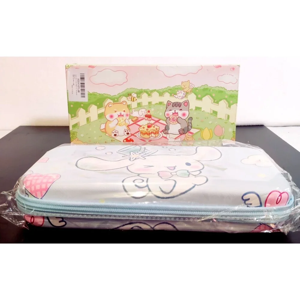 Sanrio Cinnamoroll Sky Blue Nintendo Switch 2 Case, Game Slots, Handle NEW